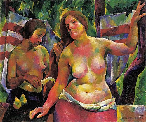 Combing (Woman Combing, The Artist's Wife), 1925, Vilmos Aba-Novák