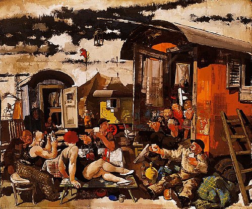 Comedians, 1941, Vilmos Aba-Novák
