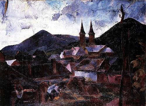 Felsőbánya, 1925, Vilmos Aba-Novák