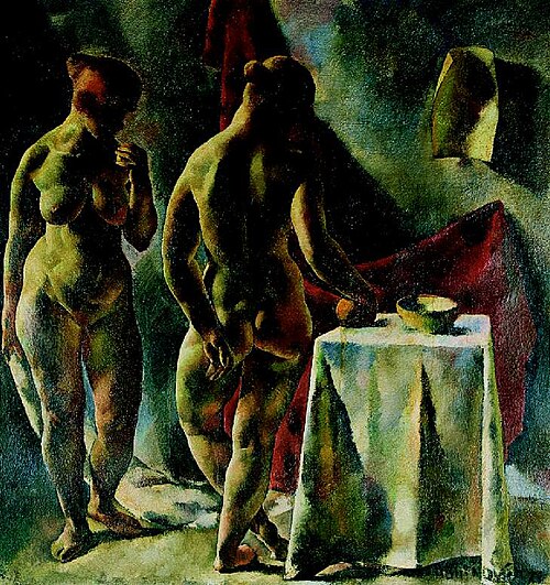 Female Nudes, 1921, Vilmos Aba-Novák
