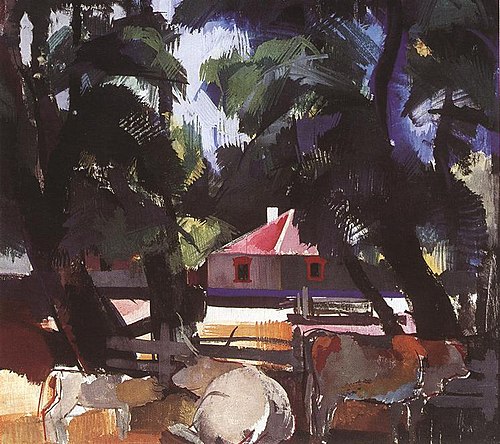 Farmyard, 1936, Vilmos Aba-Novák