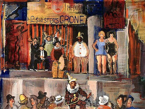 Hippodrome, 1930, Vilmos Aba-Novák