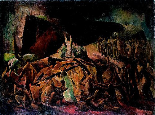 Golgotha, 1922, Vilmos Aba-Novák