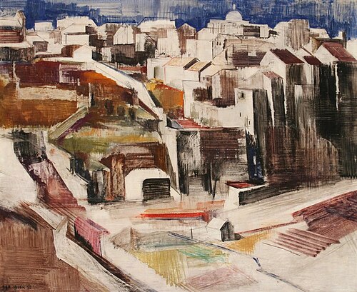 Italian Town, 1930, Vilmos Aba-Novák