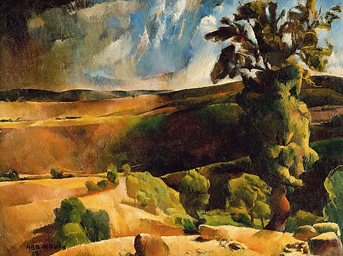 Komárom Landscape, 1923, Vilmos Aba-Novák
