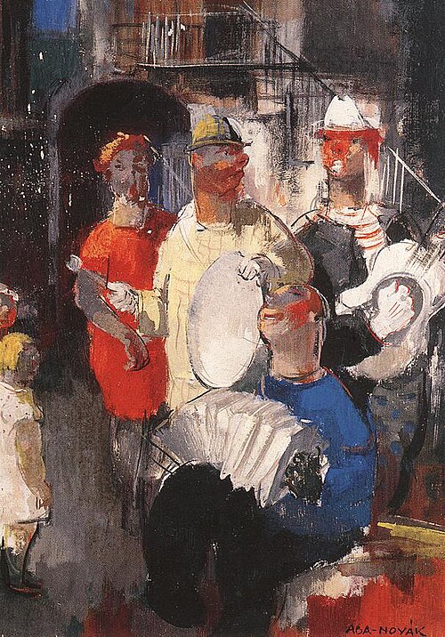 Musicians, , Vilmos Aba-Novák