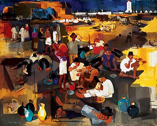 Noon Rest, 1932, Vilmos Aba-Novák