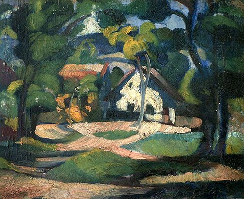 Nógrád Scenery, 1920, Vilmos Aba-Novák