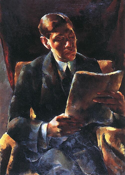 Portrait of Dr. János Kovács, 1921, Vilmos Aba-Novák