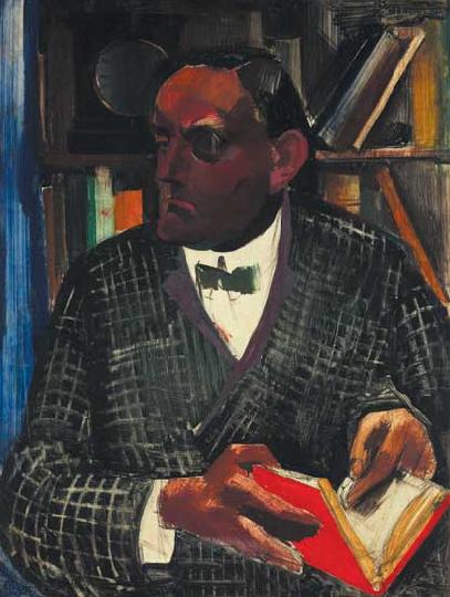 Porträt des János Jajczay, 1930, Vilmos Aba-Novák