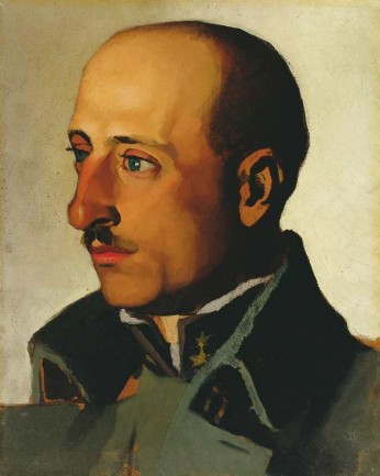 Porträt des Lajos Klinkó, 1917, Vilmos Aba-Novák