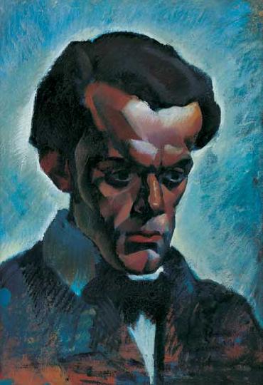 Portrait of the Violinist Vilmos Ibrányi, , Vilmos Aba-Novák