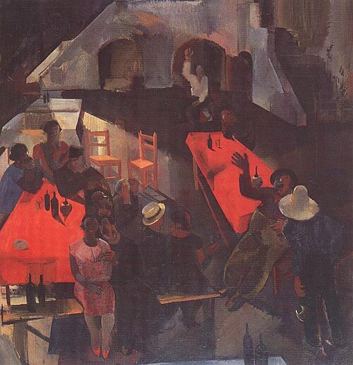 Pub, 1930, Vilmos Aba-Novák