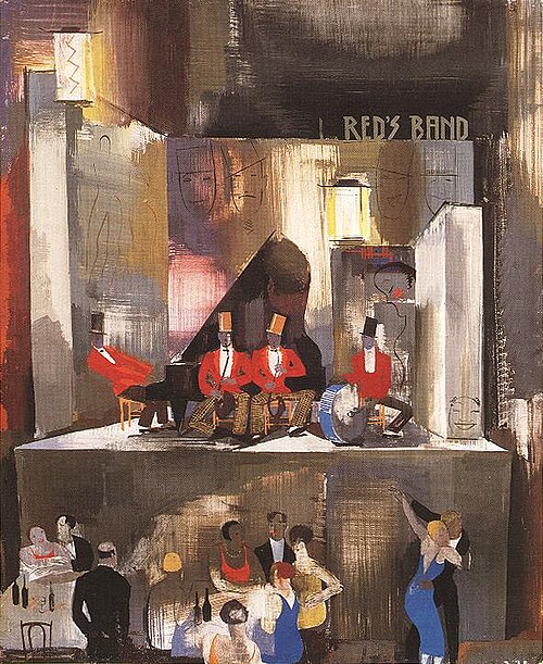 Red's Band, 1930, Vilmos Aba-Novák