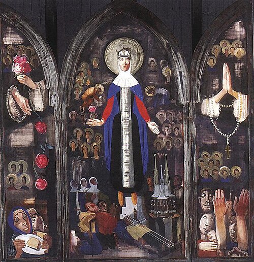 Saint Elisabeth of Hungary, 1931, Vilmos Aba-Novák