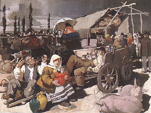 Scene on the Fair, 1936, Vilmos Aba-Novák
