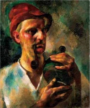 Selbstporträt (1926), 1926, Vilmos Aba-Novák