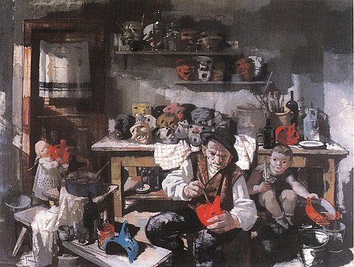The Mask Maker, 1941, Vilmos Aba-Novák