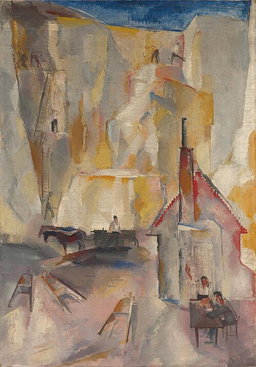 Quarry, 1927, Vilmos Aba-Novák