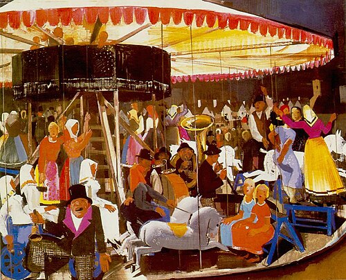Carousel, 1931, Vilmos Aba-Novák