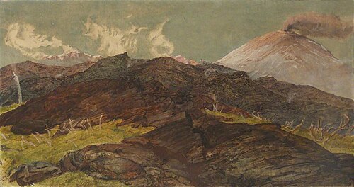 On Vesuvius above Resi, 1859, Richard St John Tyrwhitt