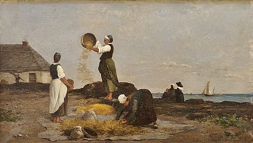 Les vanneuses à Kérity, 1868, Karl Daubigny