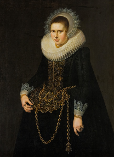 Portrait of a 22-Year-Old Woman, 1622, Cornelis van der Voort
