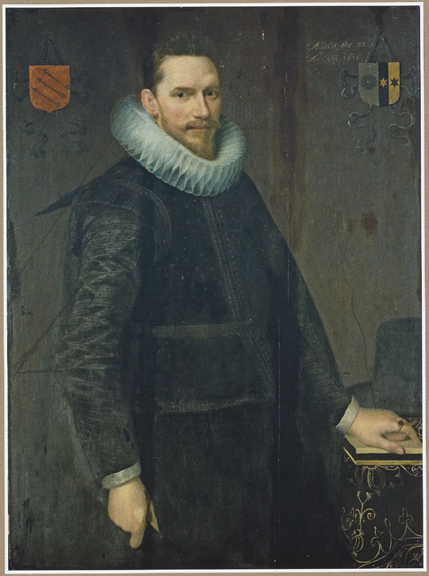 Portrait of Adriaan de Kies van Wissen (1582-1664), 1616, 1616, Cornelis van der Voort
