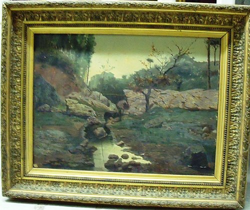 Landscape with River, 1890, Ernest Soler i de les Cases