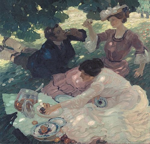 Picnic, 1904, Leo Putz