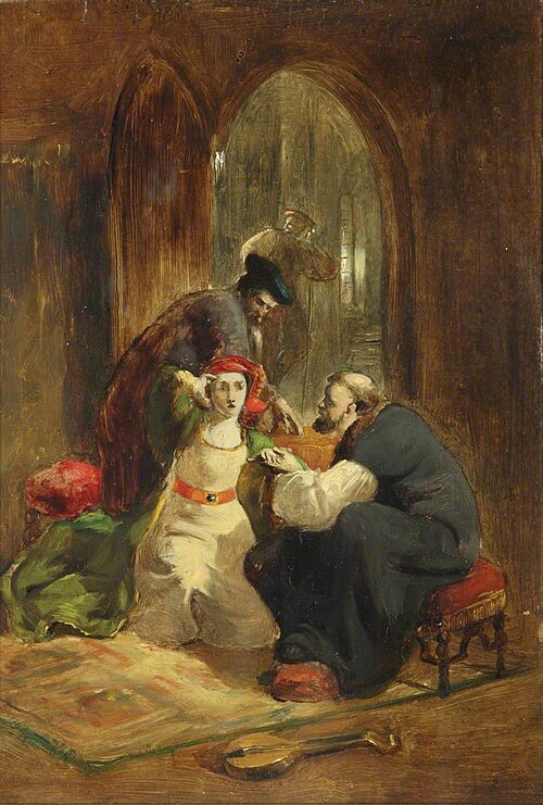 Cranmer Endeavouring to Obtain a Confession of Guilt from Catherine Howard (study), , William Lindsay Windus