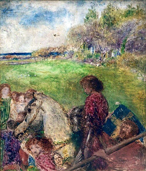 Study for 'The Young Knight', , William Lindsay Windus