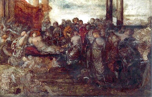 A Roman Patrician, 60 AD, 1875, William Lindsay Windus