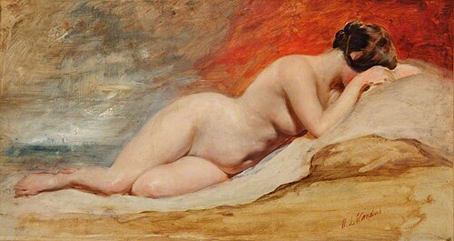 Nude Female Study, , William Lindsay Windus