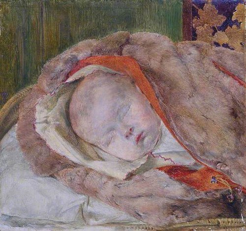 Study of a Dead Child, the Artist’s Son, 1860, William Lindsay Windus
