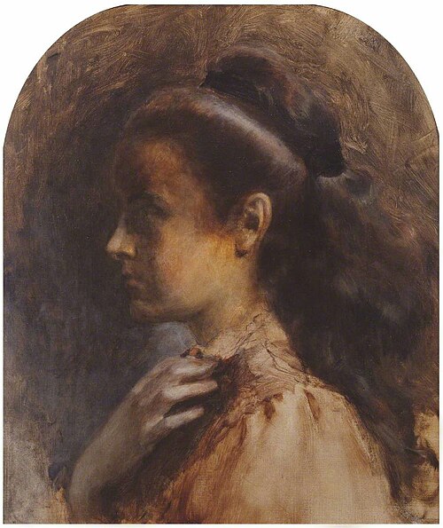 Mrs Teed, the Artist’s Daughter, 1880, William Lindsay Windus