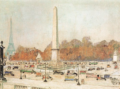 Place de la Concorde, 1922, Pierre Thévenet