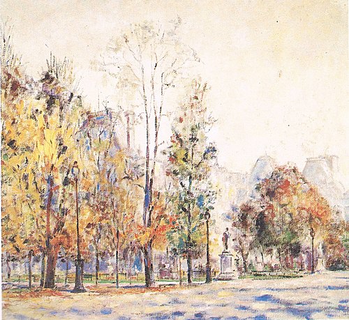 The Tuileries in Autumn, 1922, Pierre Thévenet