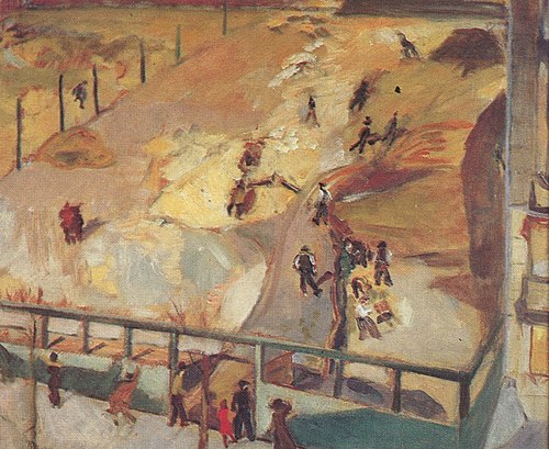 Straßenbau in Berlin, 1925, Rudolf Großmann