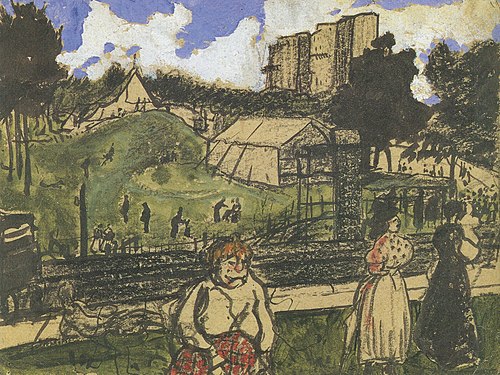 Buttes Chaumont, 1906, Rudolf Großmann