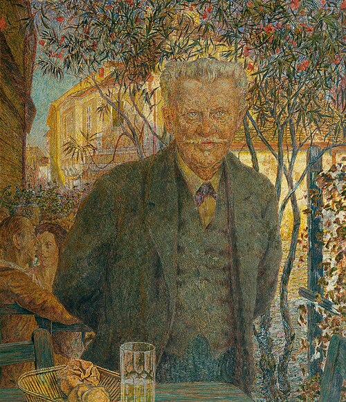 Der Gastwirt Siebenhandl in Melk, 1920, Leopold Blauensteiner