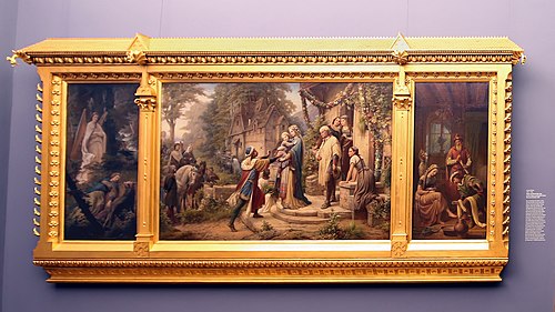 Die Sage von Pippin und Bertha, 1876, Leopold Bode