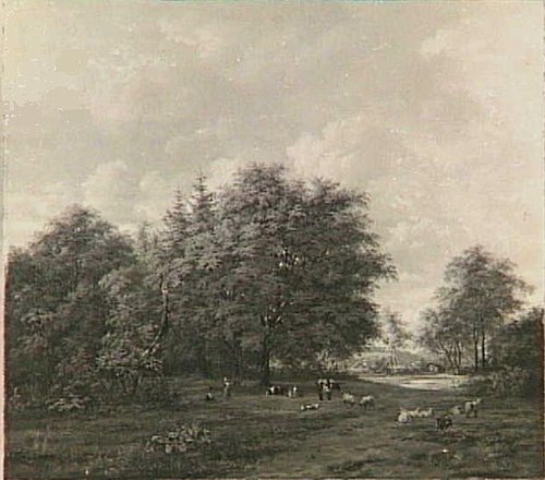 Afternoon in a Gelderland Meadow, 1830, Jacob Abels