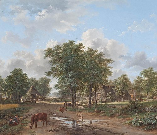 Boerenerf, 1832, Jacob Abels