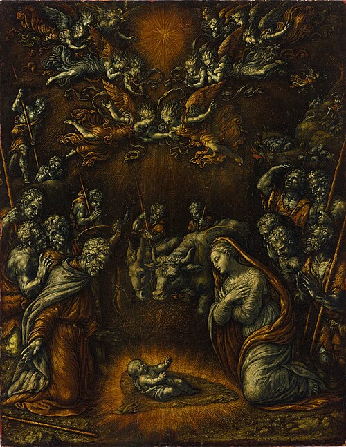 Adoration, 1534, Girolamo da Treviso