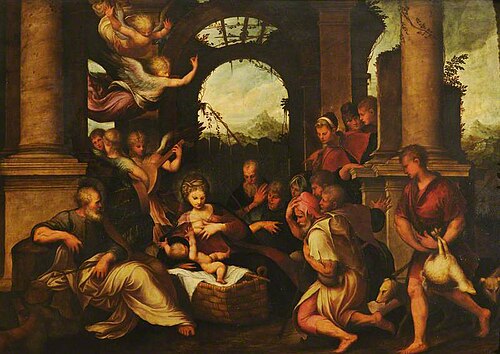 The Adoration of the Shepherds, , Girolamo da Treviso