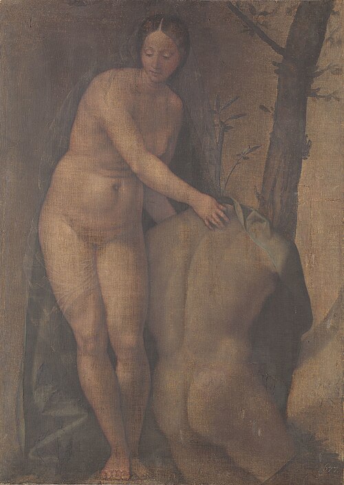 Allegorische weibliche Figur, 1525, Girolamo da Treviso