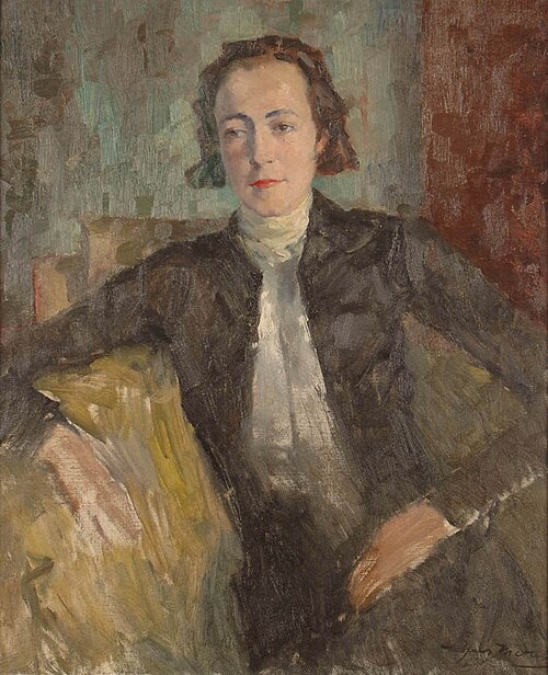 Portrait de Nelly Stulz, 1914, Hans Mathis