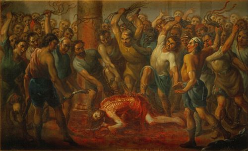 The Flagellation, 1729, Nicolás Enríquez