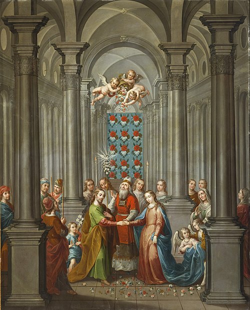 Le Mariage de la Vierge, 1749, Nicolás Enríquez